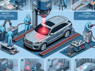 Welche Rolle spielt die Laserentfernung von Lackschichten in der Automobilindustrie bei der Entfernung von Kleberesten?